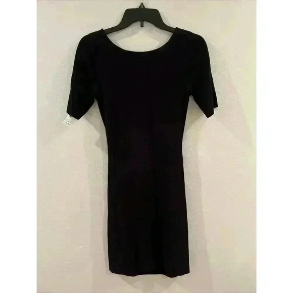 THEORY Scoop Neck Dress Size Small Classic Office Vixen Dark Academia - Picture 1 of 7